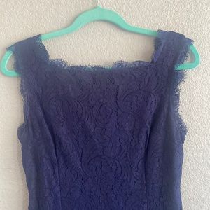 Soieblu blue lace embellished dress size M
